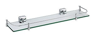 Полка стеклянная FIXSEN KVADRO FX-61303B купить в интернет-магазине сантехники Sanbest