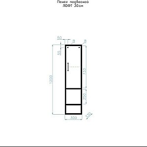 Тумба с раковиной Style Line Лофт 80/100 для ванной в интернет-магазине Sanbest