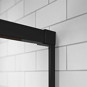 Душевой уголок Radaway Idea Black KDJ Factory 100х110 R стекло прозрачное/профиль черный матовый купить в интернет-магазине Sanbest