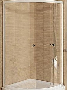 Душевой уголок Радомир Найт 90x90 стекло прозрачное/профиль белый купить в интернет-магазине Sanbest