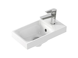 Мебель для ванной Cersanit LARA 40 со смесителем и дозатором, белая для ванной в интернет-магазине Sanbest