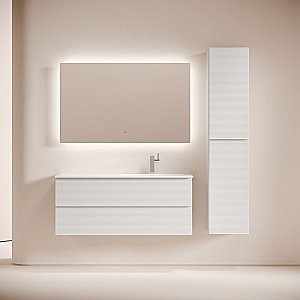 Тумба с раковиной Sancos Folk FL120W 120 Bianco для ванной в интернет-магазине Sanbest