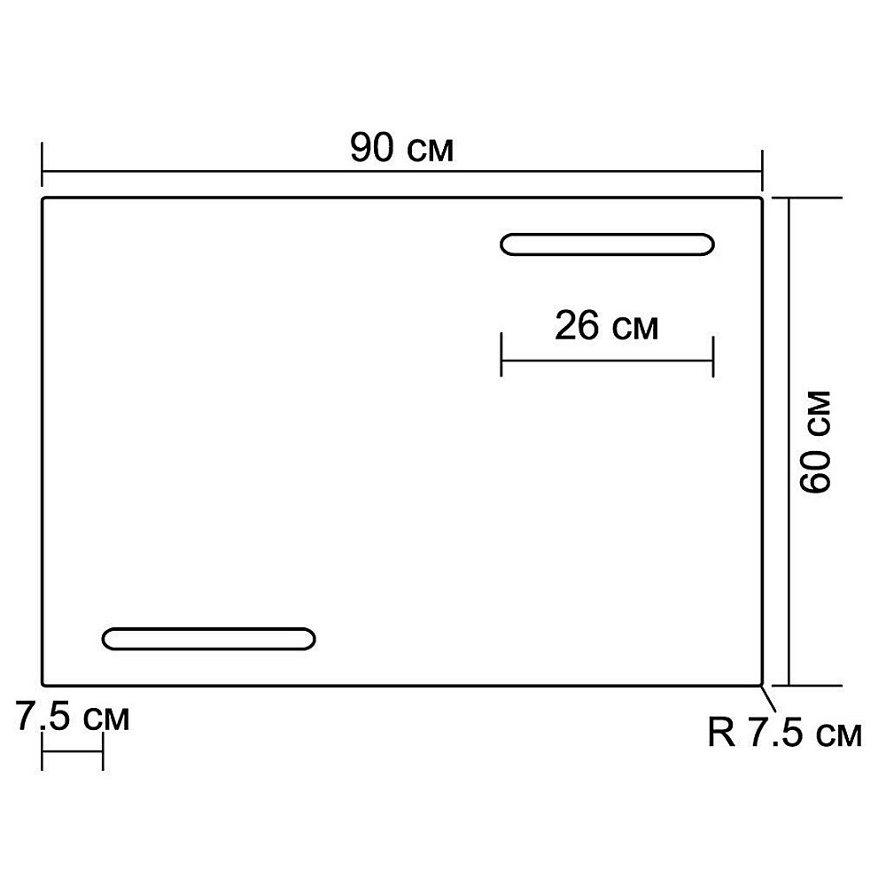 Зеркало Aquanet TH-22 в ванную от интернет-магазине сантехники Sanbest