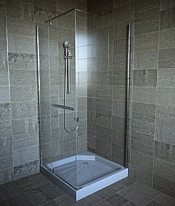 Душевой уголок CeruttiSpa MIMI 90x90 ZQ91T стекло прозрачное/профиль хром купить в интернет-магазине Sanbest