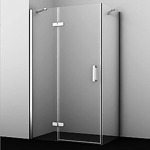 Душевой уголок WasserKRAFT Aller 10H10 120x100 профиль хром/декор белый купить в интернет-магазине Sanbest