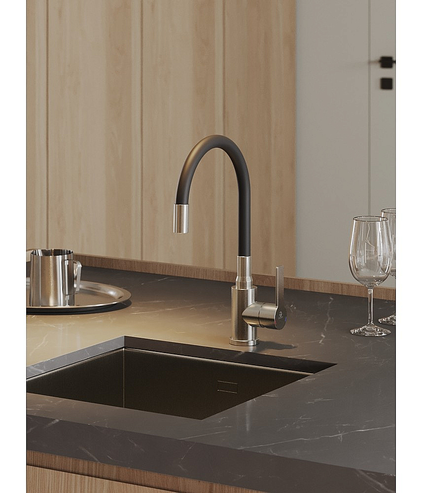 Смеситель для кухни Agger Easy A3100522 сатин матовый купить в интернет-магазине сантехники Sanbest