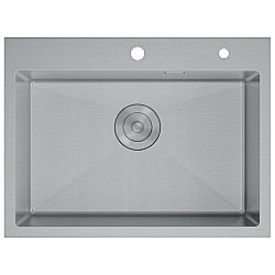 Кухонная мойка D&K 60х50 DKS605004 сатин купить в интернет-магазине сантехники Sanbest