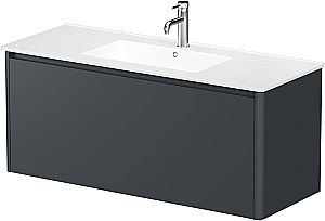 Тумба с раковиной Allen Brau Gravity 120 1.370015.AM антрацит матовый для ванной в интернет-магазине Sanbest