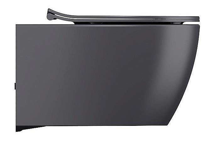 Унитаз подвесной Isvea Sentimenti Neo 10AR02010SV-2C антрацит матовый, безободковый купить в интернет-магазине Sanbest
