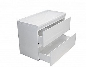 Тумба с раковиной Эстет Bali 90 любой цвет тумбы и раковины под заказ для ванной в интернет-магазине Sanbest