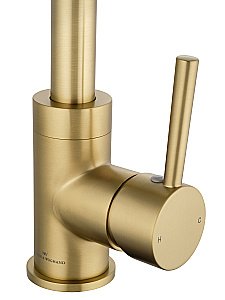 Смеситель для кухни WONZON & WOGHAND WW-A21102-BG брашированное золото купить в интернет-магазине сантехники Sanbest