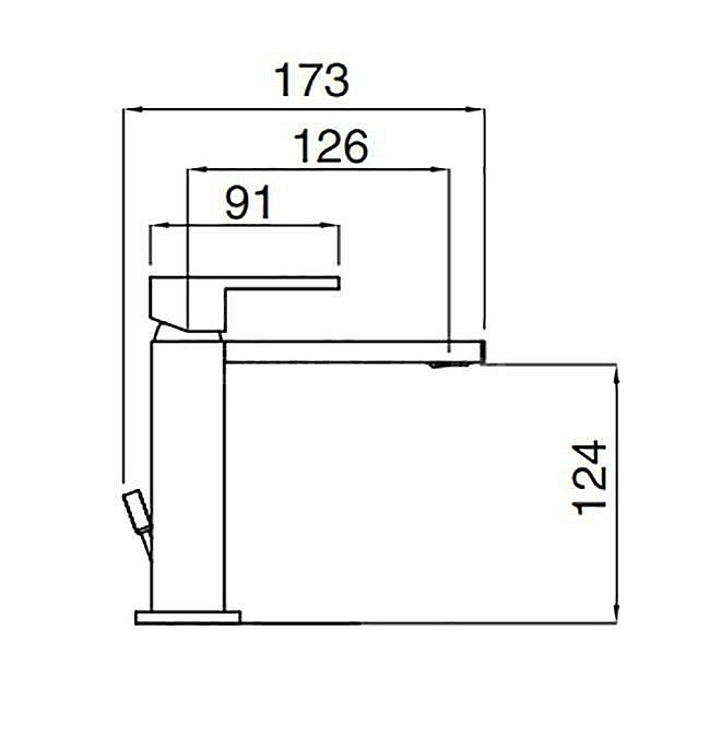 Смеситель для раковины Migliore Kvant Black 30434 купить в интернет-магазине сантехники Sanbest
