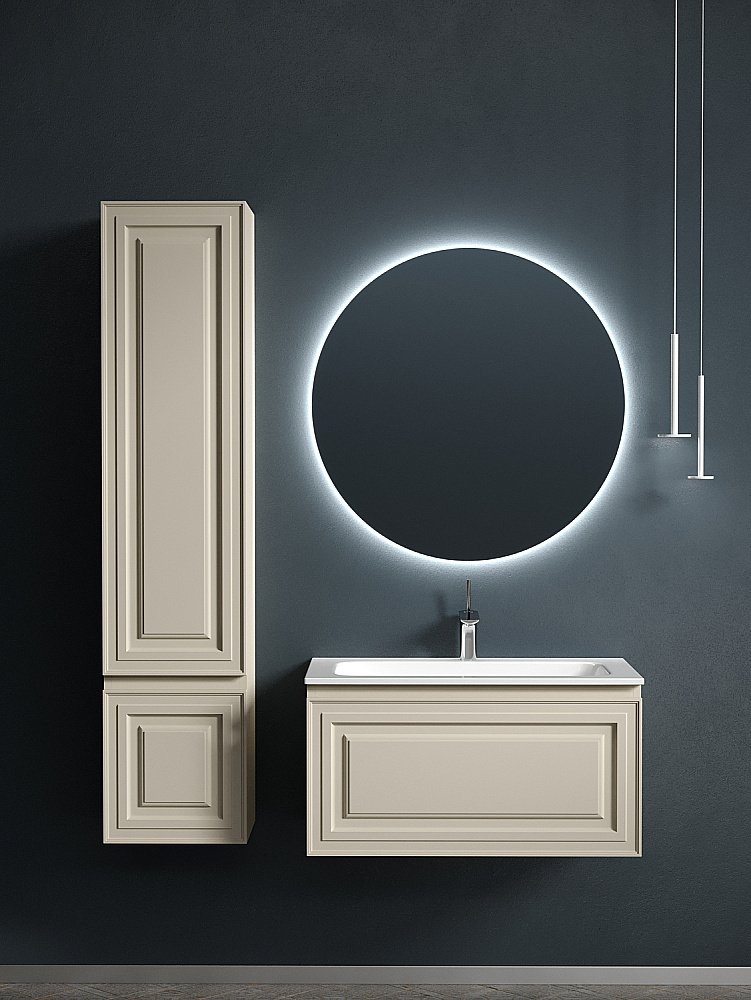 Тумба с раковиной Sancos Very VR80CE Beige Soft для ванной в интернет-магазине Sanbest