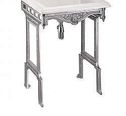 Консоль Burlington T38 ALU полированный алюминий купить в интернет-магазине сантехники Sanbest