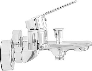 Смеситель для ванны с душем Orange Flat M12-611cr хром купить в интернет-магазине сантехники Sanbest