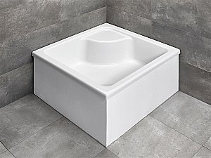 Душевой поддон Radaway Naxos C SNC9941-28 90x90 белый купить в интернет-магазине Sanbest