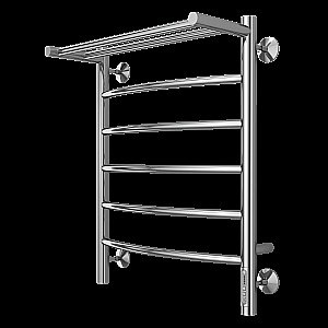 Полотенцесушитель электрический с полочкой Terminus Классик П6 500х650 купить в интернет-магазине сантехники Sanbest