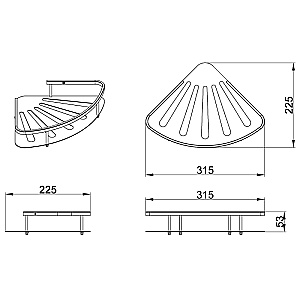 Инсталляция для унитаза Azario AZ-8010-1000 купить в интернет-магазине сантехники Sanbest