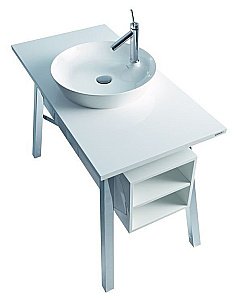 Раковина накладная Duravit Cape Cod 48 2328480000 белая купить в интернет-магазине Sanbest