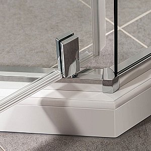 Душевой уголок Vincea Slim-U VSP-2SU900CL 90x90 стекло прозрачное/профиль хром купить в интернет-магазине Sanbest