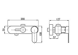 Душевая система Rav-Slezak ZAMBEZI ZA082.5/3CB хром/белый купить в интернет-магазине сантехники Sanbest