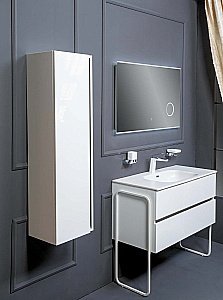 Тумба с раковиной Armadi Art Vallessi 100 белая для ванной в интернет-магазине Sanbest