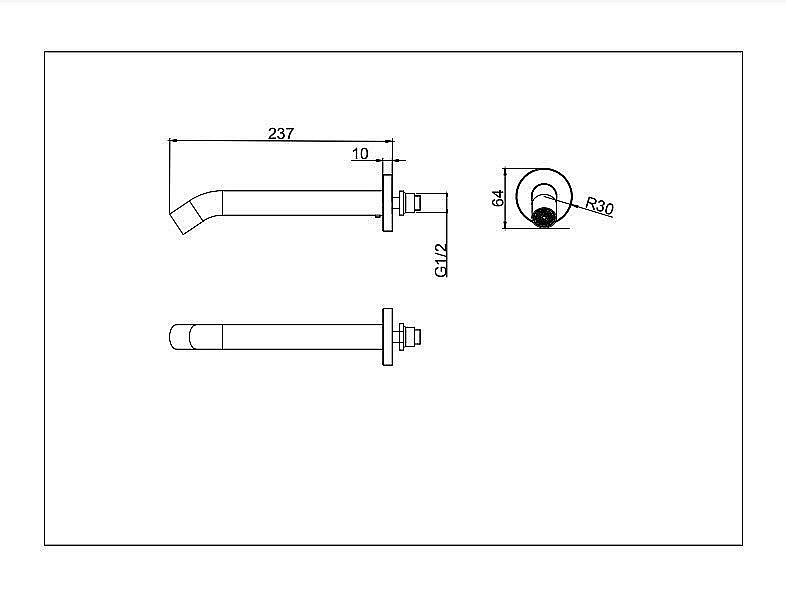Излив D&K DC1004895 купить в интернет-магазине сантехники Sanbest