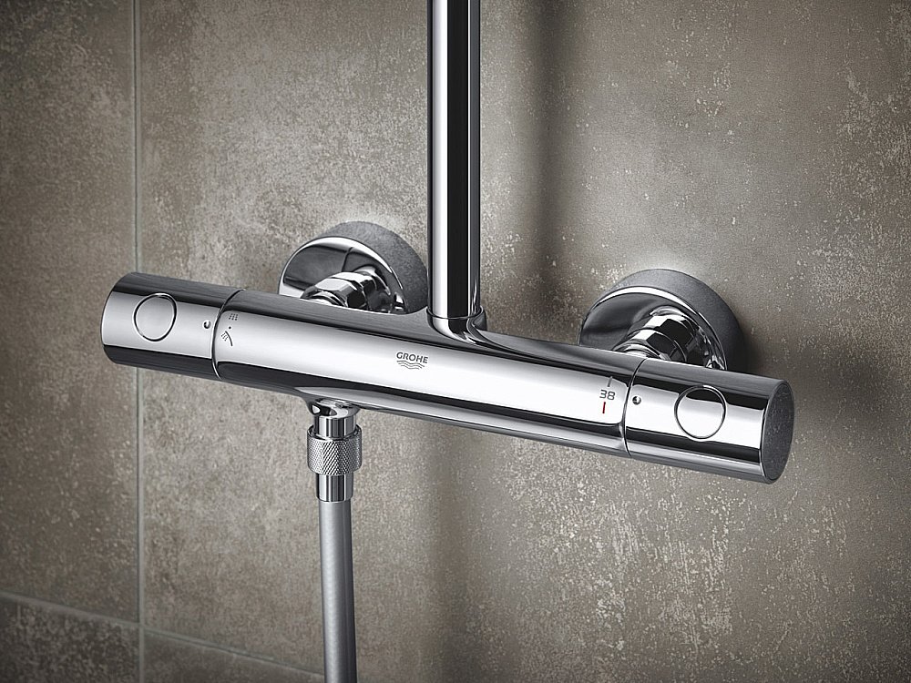 Душевая система Grohe Tempesta Cosmopolitan 250 CUBE 26689000 хром купить в интернет-магазине сантехники Sanbest