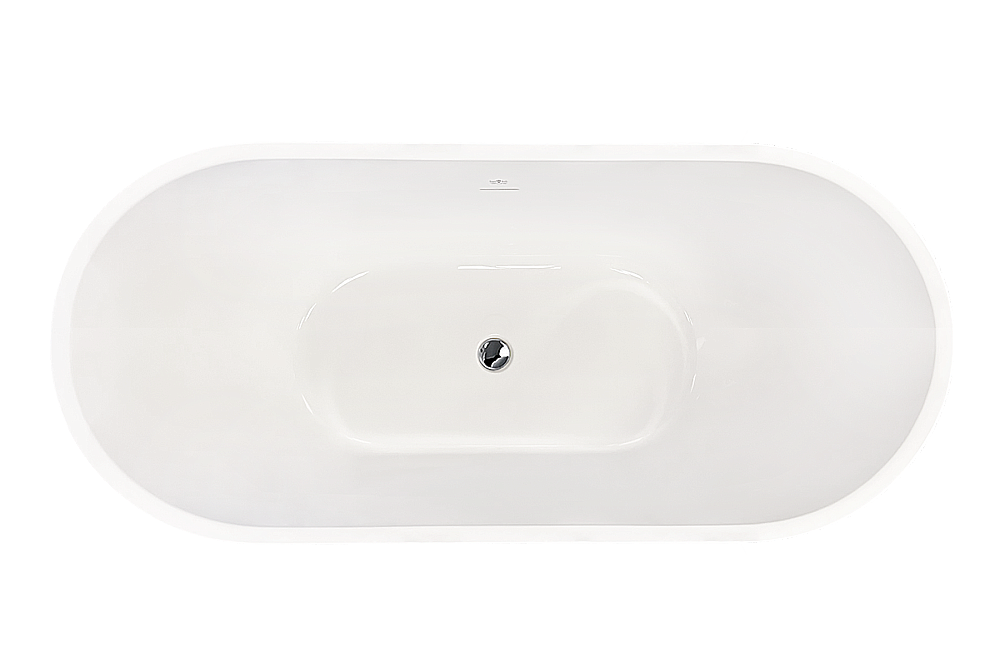 Акриловая ванна Royal Bath WAVE RB610100CH 150х73 белый купить в интернет-магазине Sanbest