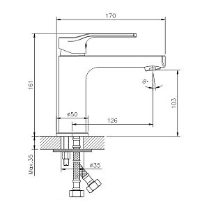 Смеситель для раковины Koller Pool Stream ST0200 купить в интернет-магазине сантехники Sanbest