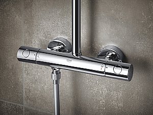 Душевая система Grohe Tempesta Cosmopolitan 250 CUBE 26689000 хром купить в интернет-магазине сантехники Sanbest