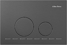 Кнопка для инсталляции Allen Brau Priority 9.20B07.GR графит купить в интернет-магазине сантехники Sanbest