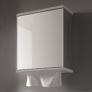 Держатель для бумажных полотенец KEUCO MOLL 12785010100/12785010200 алюминий анодированный/белый купить в интернет-магазине сантехники Sanbest