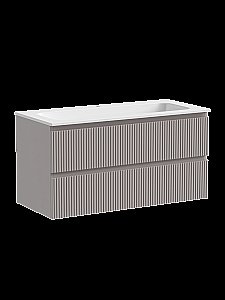 Тумба с раковиной Sancos SNOB T SNT100SM 100 Doha Soft для ванной в интернет-магазине Sanbest