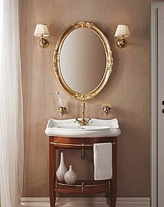 Консоль с раковиной Caprigo Trevi 1047B 70 цвет на выбор для ванной в интернет-магазине сантехники Sanbest