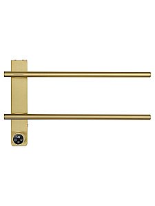 Полотенцесушитель электрический WONZON & WOGHAND NÜRNBERG, Брашированное золото (WW-AL342-BG) купить в интернет-магазине сантехники Sanbest