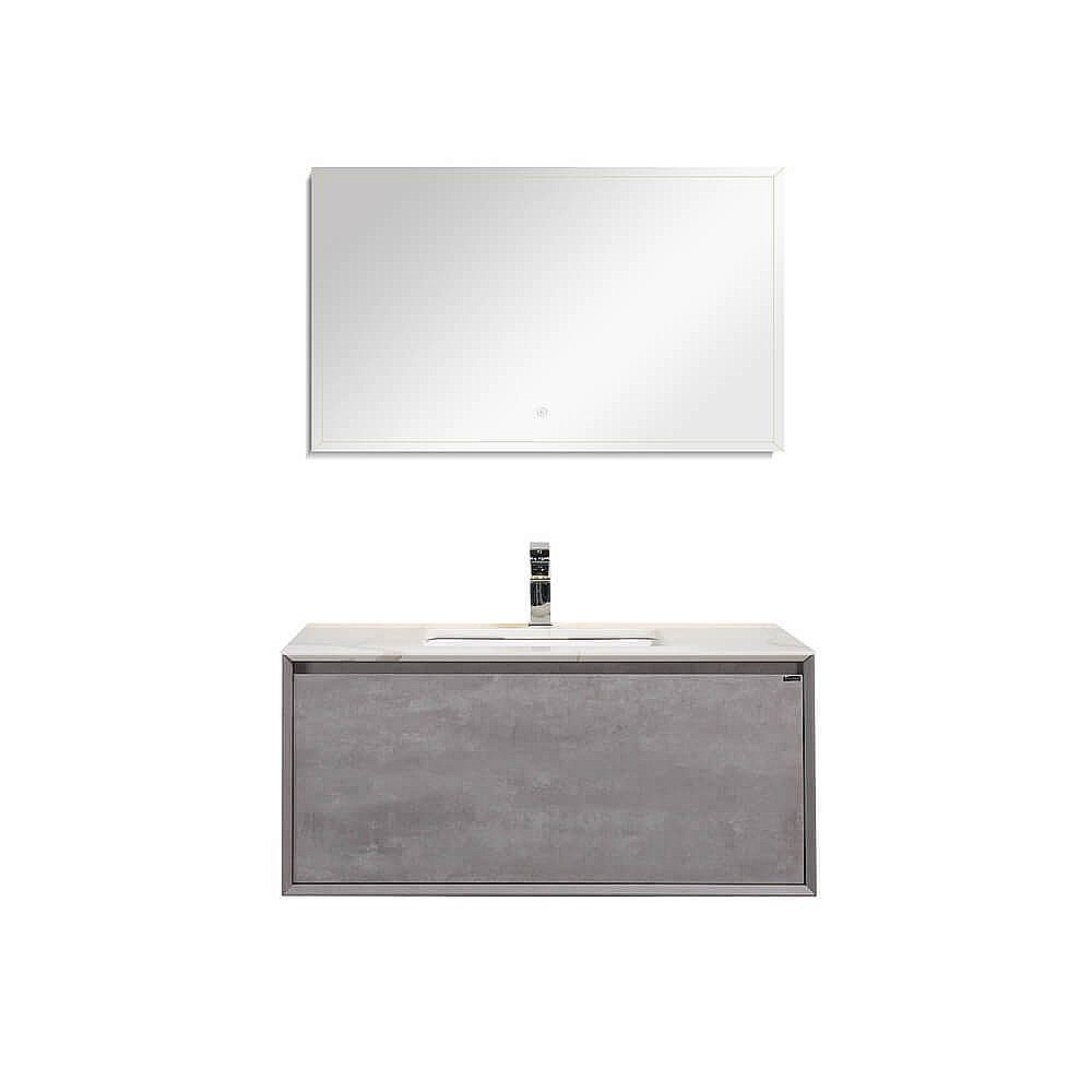 Зеркало Black&White Universe U909.MR1600 160х80 LED, сенсорное в ванную от интернет-магазине сантехники Sanbest