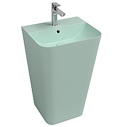 Раковина ISVEA Sott'Aqua 50 10SQ37001SV-2T мятно-зеленый матовый купить в интернет-магазине Sanbest