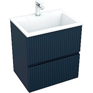 Тумба с раковиной Aquanet Джейн 60 313300 маренго для ванной в интернет-магазине Sanbest