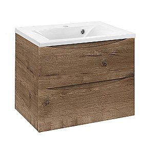 Тумба с раковиной Vincea Mia 650 V.Oak для ванной в интернет-магазине Sanbest