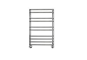 Полотенцесушитель Aquatek Пандора П10 500х800 AQ RRС1080CH хром купить в интернет-магазине сантехники Sanbest