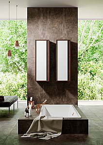 Пенал Aqwella Evolution 40 EV0504CD крафт темный для ванной в интернет-магазине сантехники Sanbest