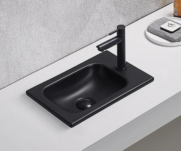 Раковина Gid Integrado 40,5 Bm3340 72203 черная матовая купить в интернет-магазине Sanbest