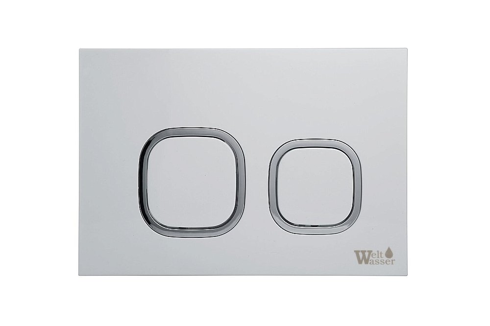 Комплект унитаза WeltWasser AMBERG 404 + GELBACH 002 GL-WT + AMBERG RD-WT кнопка белая купить в интернет-магазине Sanbest