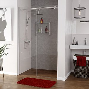 Душевая дверь WasserKRAFT Vils 56R13 110 стекло прозрачное/профиль серебро купить в интернет-магазине Sanbest