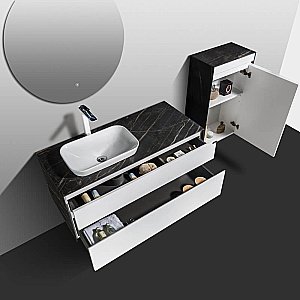 Тумба с раковиной Black&White Universe U907.1200 для ванной в интернет-магазине Sanbest