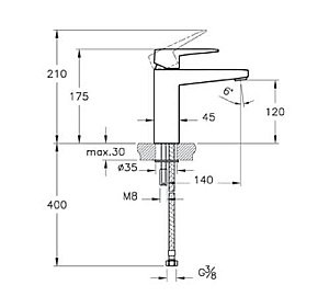 Смеситель для раковины Vitra Root Square A4273136EXP матовый черный купить в интернет-магазине сантехники Sanbest