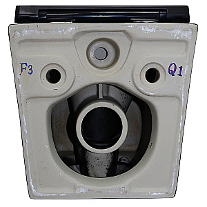 Унитаз подвесной Azario Teramo AZ-0052-UQ3MB черный матовый, безободковый, с крышкой микролифт, слив торнадо купить в интернет-магазине Sanbest