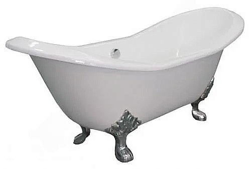 Ванна чугунная Elegansa Taiss 180х80 И0000031A белая/ножки хром купить в интернет-магазине Sanbest