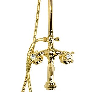 Душевая система Migliore PRESTIGE 32783 золото купить в интернет-магазине сантехники Sanbest